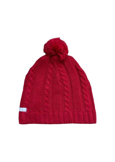 Imagem de Gorro c/pompom e tranças bebê noruega 