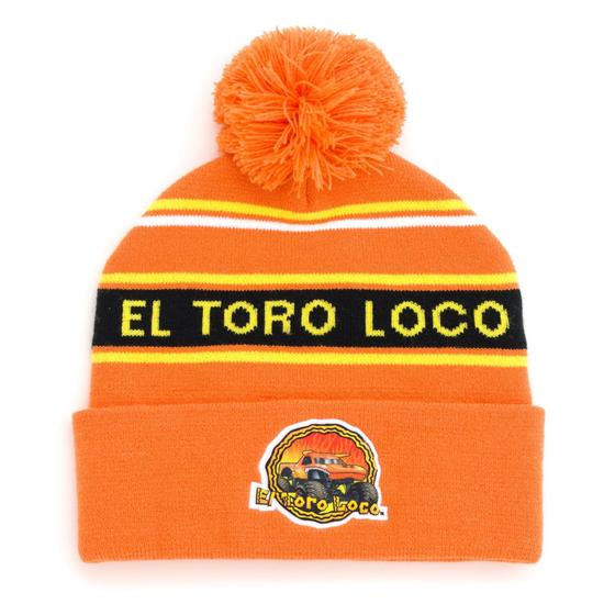 Imagem de Gorro de inverno Monster Jam El Toro Loco Laranja/Amarelo