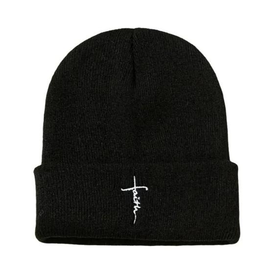 Imagem de Gorro De Inverno Punk Gótico Unissex De Algodão Quente Moda Boné De Caveira De Malha