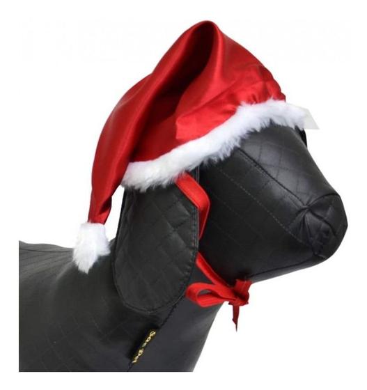 Imagem de Gorro De Natal Pet Para Gatos Cachorros Pequeno Médio Grande