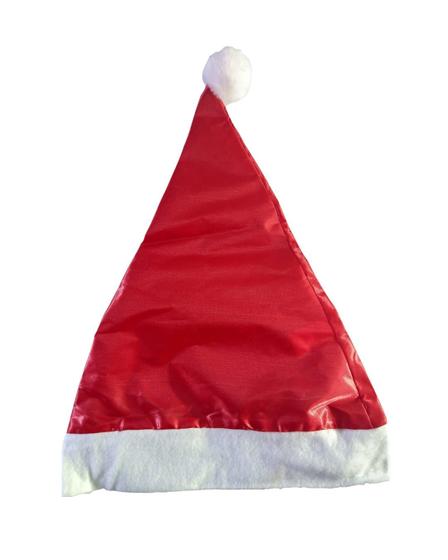 Imagem de Gorro de Papai Noel Cetim 12 Unidades