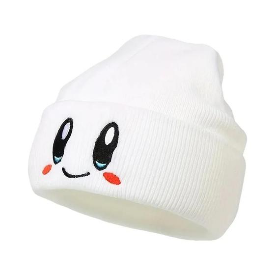 Imagem de Gorro Feminino de Inverno - Quente, com Desenho de Anime e Bordado - Malha Elástica