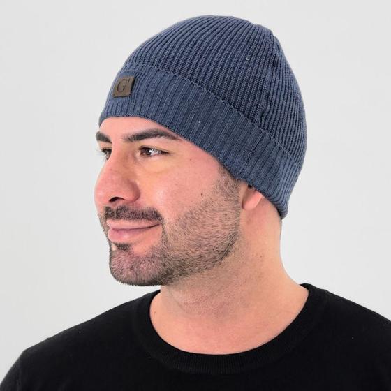 Imagem de Gorro GDom Tricot com Dobra Masculino