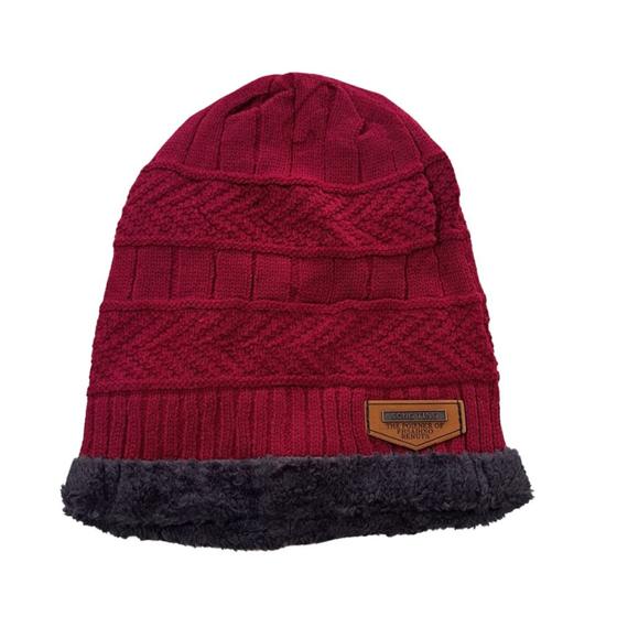 Imagem de Gorro Touca Inverno Lã Masculino Estilosa Forrada Pelinho - TOUCA MASCULINA