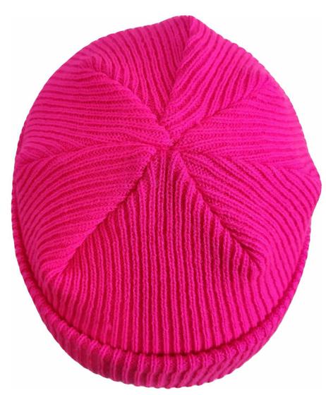 Imagem de Gorro Touca Lenhador Marinheiro Canelada Adulto Unissex Pink Neon