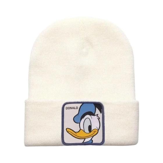 Imagem de Gorro Unissex Disney Mickey Donald De Algodão De Alta Qualidade Quente Malha Chapéu De Inverno