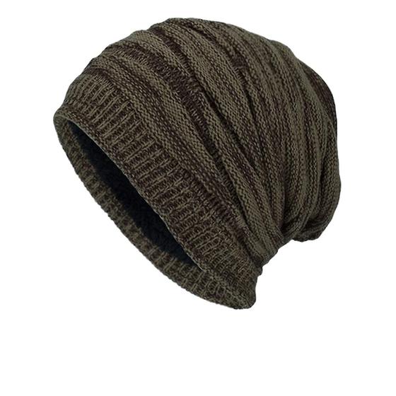 Imagem de Gorro Wokex, tricotado, folgado, tamanho grande, café quente de inverno