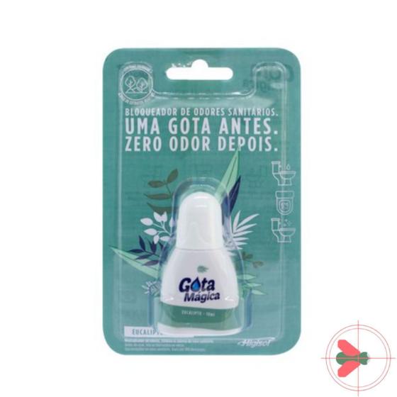 Imagem de Gota Mágica Evita O Mau Cheiro Da Privada- Eucalipto 10 Ml