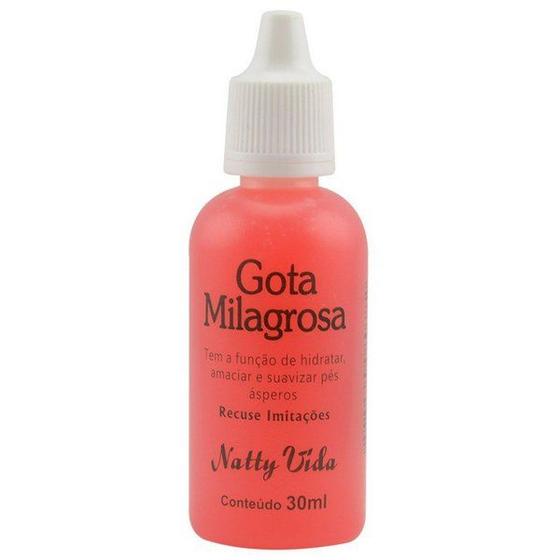 Imagem de Gota Milagrosa natty vida Para pés Ressecados ou com Rachaduras 30ml