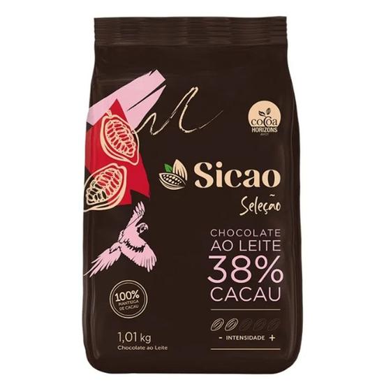 Imagem de Gotas de Chocolate ao Leite 38% Cacau Sicão 1,01kg