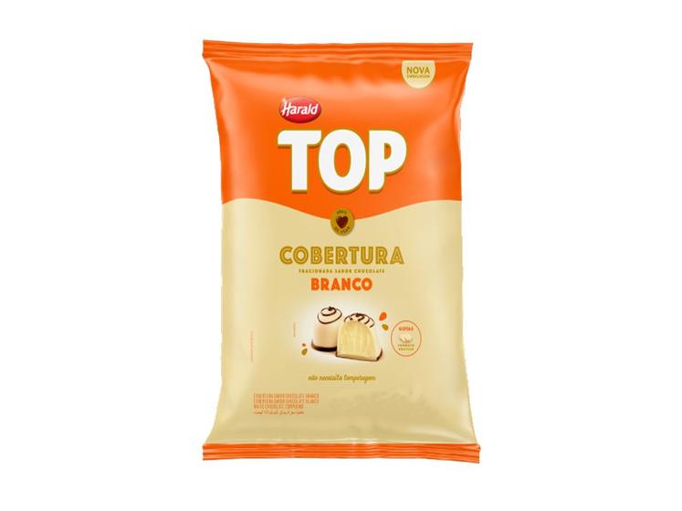 Imagem de Gotas De Chocolate Cobertura Top Branco 1,01kg - Harald