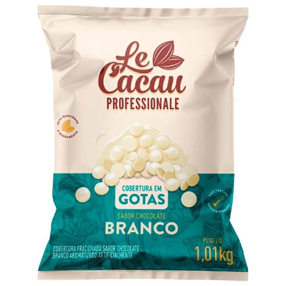 Imagem de Gotas de Chocolate Fracionado Branco Le Cacau 1,01kg