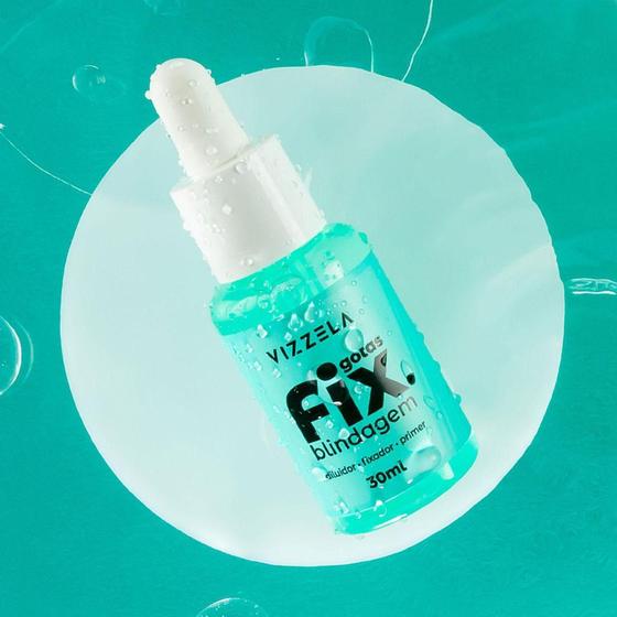 Imagem de Gotas Fix Blindagem Primer Fixador Diluidor Vizzela 30ml