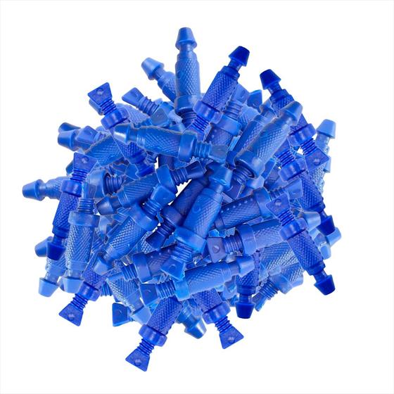 Imagem de Gotejador com Vazão Regulável de 0 a 50 Lph - Kit 100 Peças