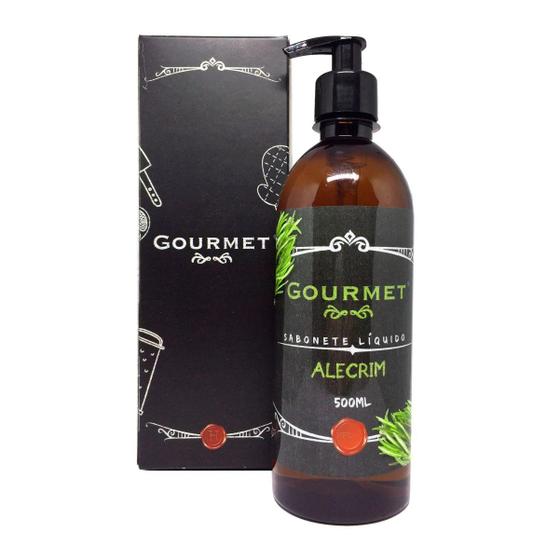 Imagem de Gourmet sabonete liquido 500ml fragrancia de alecrim herbo