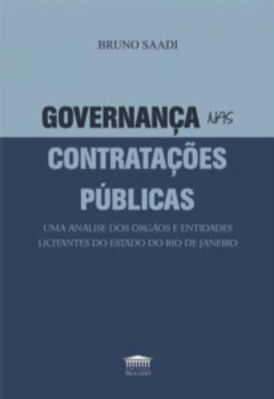 Imagem de Governança nas contratações públicas: uma análise dos órgãos e entidades licitantes do Estado do Rio de Janeiro - EDITORA PROCESSO