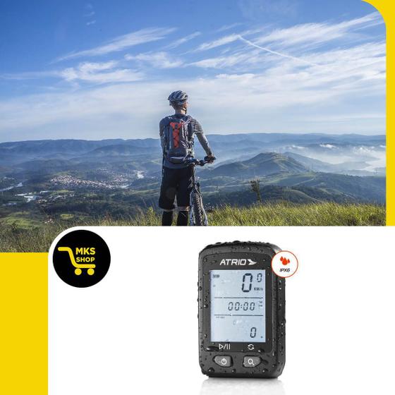 Imagem de GPS Atrio Iron Para Ciclismo Resistente à Água Recarregável Preto - BI091