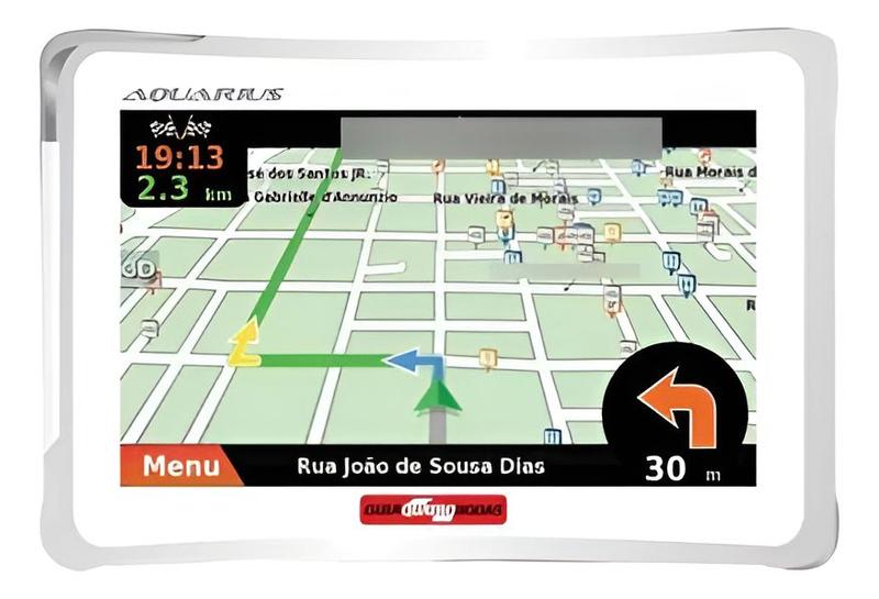 Imagem de Gps automotivo aquarius mtc4373 4.3" tv digital branco