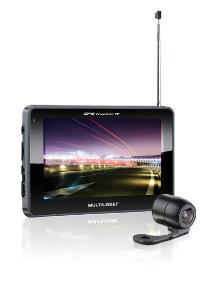 Imagem de GPS Multilaser Tracker  III Tela 5,0", Touch c/ TV + FM + Camera Ré - GP037