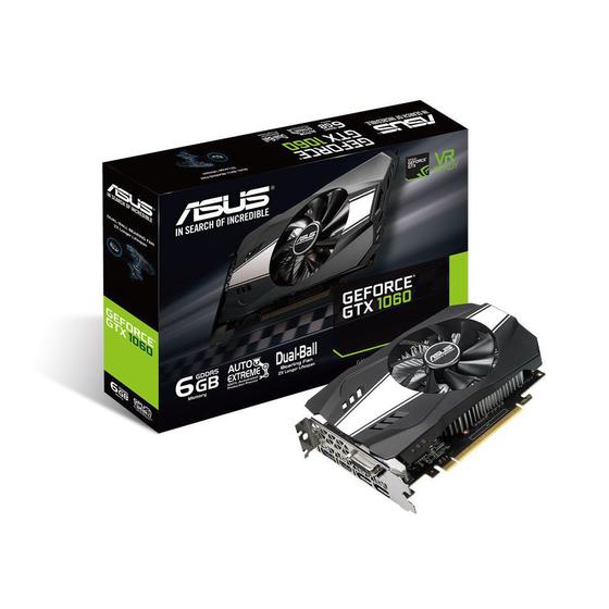 Imagem de Gpu GTX1060 6GB PH-GTX1060-6G DDR5 ASUS 90YV0A68-M0NA00