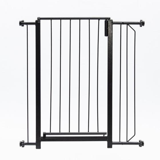 Imagem de Grade De Porta Pet Fit Collors Tubline Com Extensor - Preto