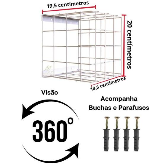GRADE DE PROTEÇÃO REFORÇADA PARA CAMERA CFTV SEGURANÇA DOME, ROBÔ e BULLET INTELBRAS HIKVISION JFL Menor preço em GRADE DE PROTEÇÃO REFORÇADA PARA CAMERA CFTV SEGURANÇA DOME, ROBÔ e BULLET INTELBRAS HIKVISION JFL
