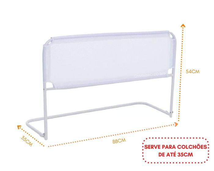 Imagem de Grade de proteção segurança para cama box ii-criança e idoso