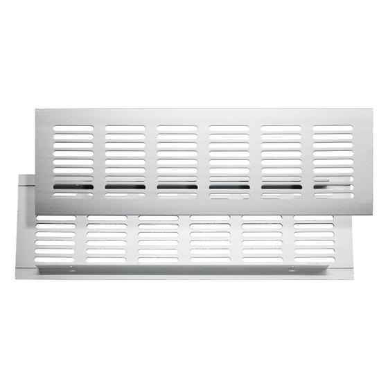 Menor preço em Grade De Ventilação De Embutir Grelha Alumínio 80x250mm