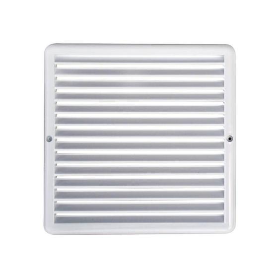 Imagem de Grade De Ventilação Quadrada De Plástico 25x25 Cm