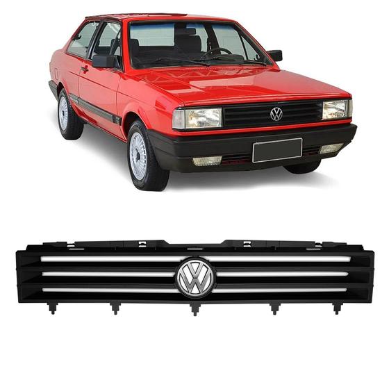 Imagem de Grade Dianteira Gol Gts 1987 1988 1989 1990 Com Emblema Vw