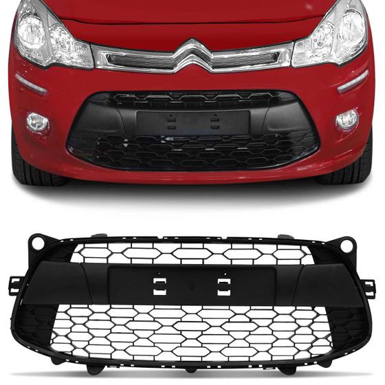 Grade Dianteira Parachoque Citroen C3 2013 2014 2015 2016 2017 2018 2019 Friso Preto Colmeia Menor preço em Grade Dianteira Parachoque Citroen C3 2013 2014 2015 2016 2017 2018 2019 Friso Preto Colmeia