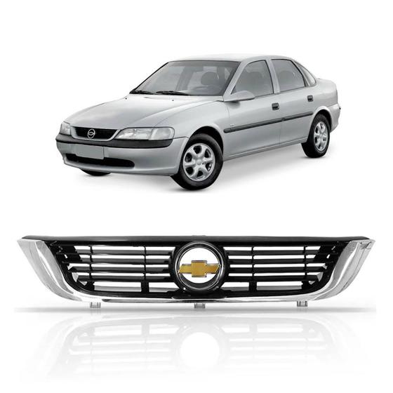 Imagem de Grade Dianteira Vectra C/friso 97 98 99 00 + Emblema Dourado