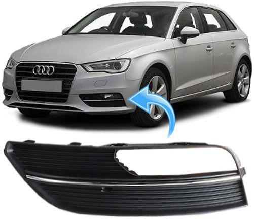 Grade Farol de Milha Audi A3 Hatch Ambition 1.8 Tfsi 2013 À 2016 - Esquerdo Menor preço em Grade Farol de Milha Audi A3 Hatch Ambition 1.8 Tfsi 2013 À 2016 - Esquerdo