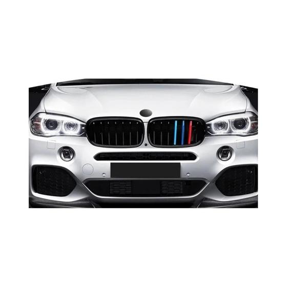 Imagem de Grade Frontal para BMW X1 X2 X3 X4 X5 X6 X7 - Kit 3 Peças Cromadas