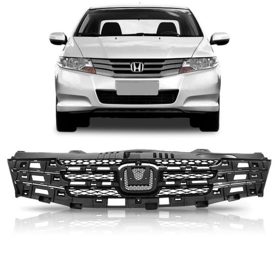 Imagem de Grade Honda City 2010 A 2012 Preta