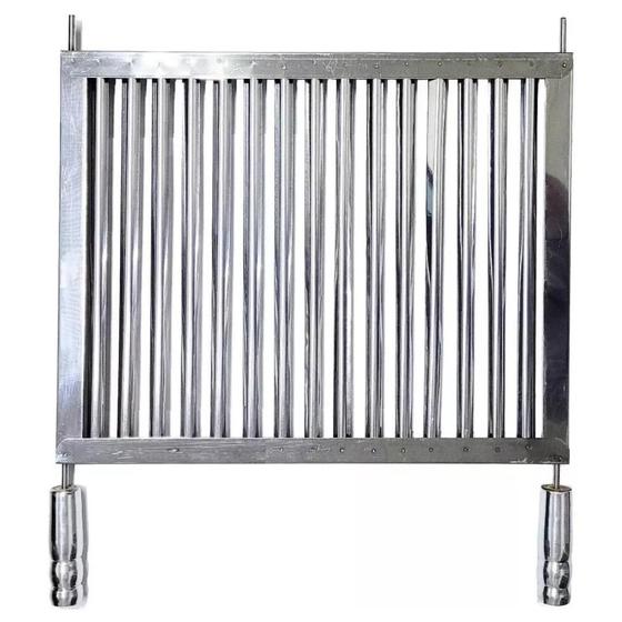 Imagem de Grade Inox 50x40cm para Churrasqueira - 1mm - Bem Grill