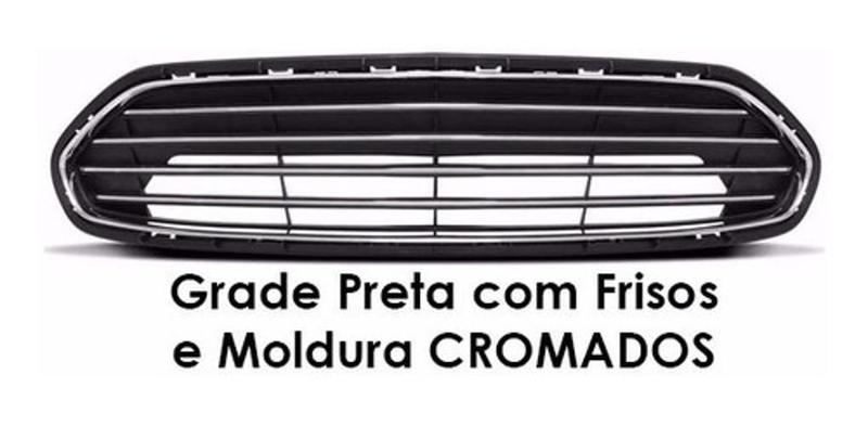 Imagem de Grade Ka 2015/2018 Sedan (Reta - Frisos Cromado)