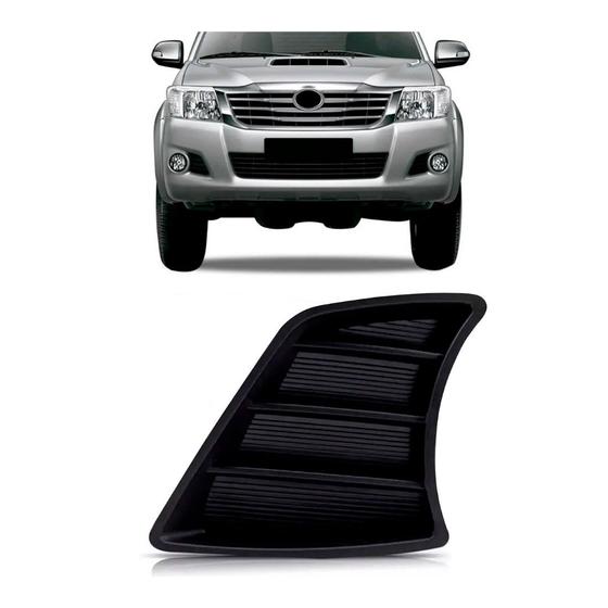 Imagem de Grade Moldura Farol Milha Hilux 2012 2013 2014 2015