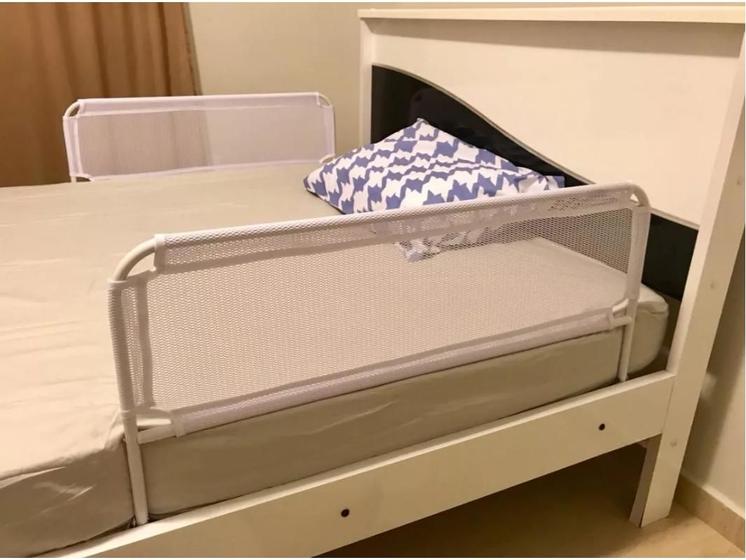 Imagem de Grade para Cama Proteção Crianças Bebe Protetor Colchao Resistente
