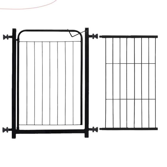 Imagem de Grade Portão Proteção 69 A 84 Cm Preto + Extensor 40 Cm