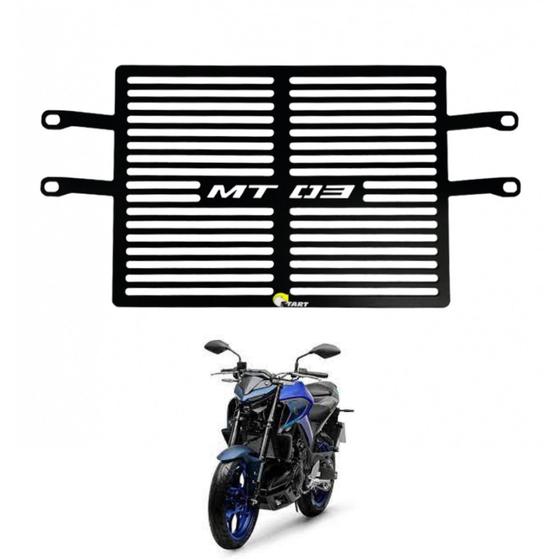 Imagem de Grade protetor frontal de radiador - Yamaha MT 03 2017 2018 2019 2020 2021 2022 2023