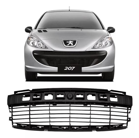 Imagem de Grade Radiador Superior Peugeot 207 Preta 2009 2010 A 2015