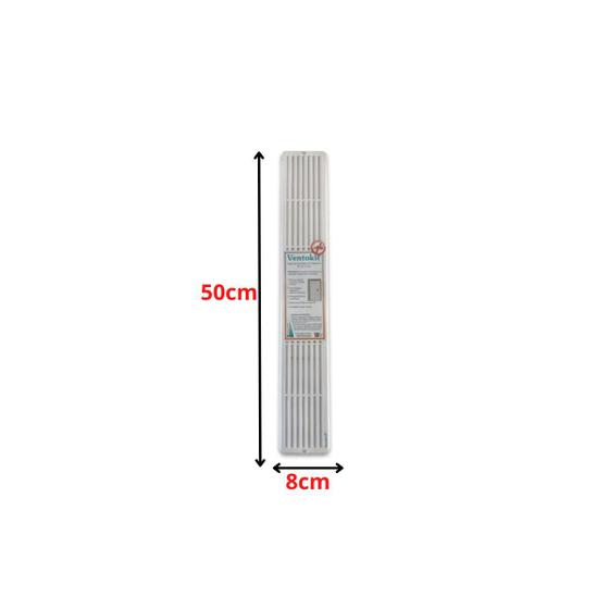 Grade Ventilação De Superfície 50x8 C/tela Inseto Ventokit Menor preço em Grade Ventilação De Superfície 50x8 C/tela Inseto Ventokit