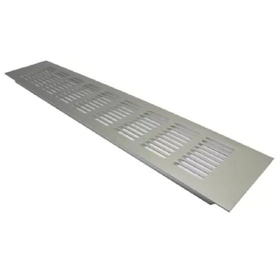 Imagem de Grade Ventilação Max Alumínio Fosco Retangular 80 X 400mm - Maxima