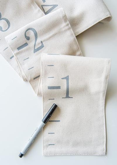 Imagem de Gráfico de Crescimento Ruler White Loft Canvas - Com Caneta