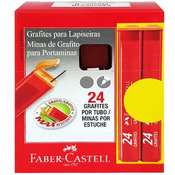 Grafite 0.5 Faber Castell 12x24 Unidades Menor preço em Grafite 0.5 Faber Castell 12x24 Unidades