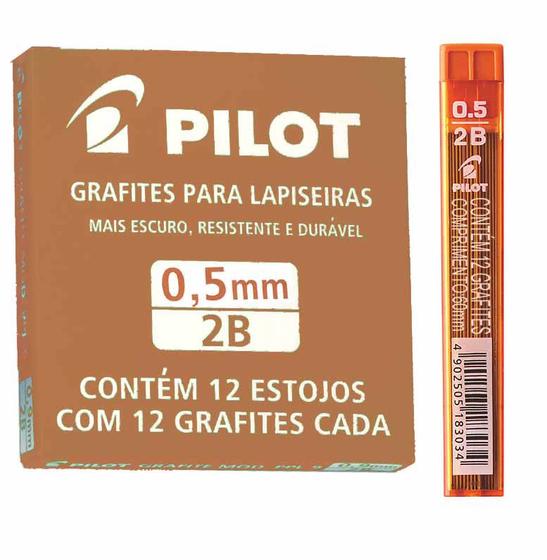 Imagem de Grafite 0.5mm  2b Estojo Com 12 Minas / 12tb / Pilot