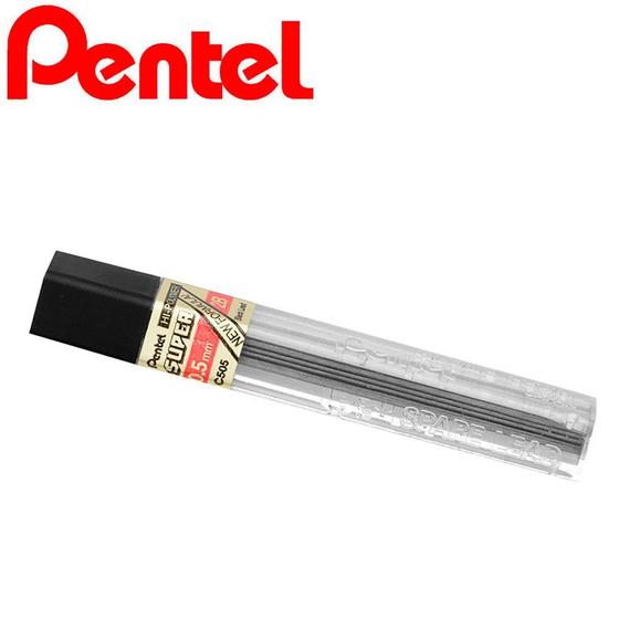 Imagem de GRAFITE 0.5mm HB TUBO COM 12 MINAS - PENTEL