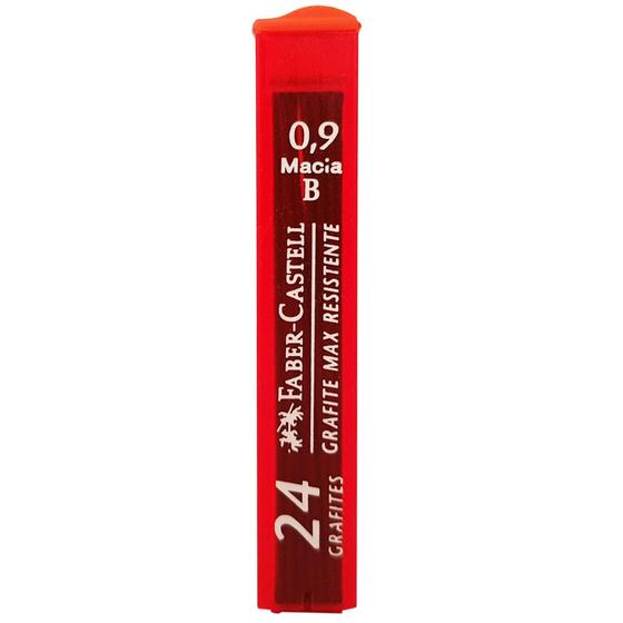 Grafite 0.9 Faber Castell 24 Unidades Menor preço em Grafite 0.9 Faber Castell 24 Unidades