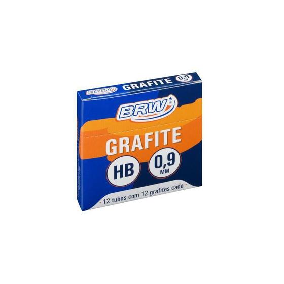 Imagem de Grafite 0.9Mm Hb Com 12 Unidades Brw - Caixa Com 12 Tubos
